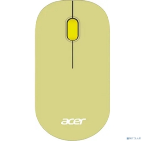 Мышь Acer OMR205 зеленый / желтый оптическая  (1200dpi) беспроводная USB для ноутбука  (2but)