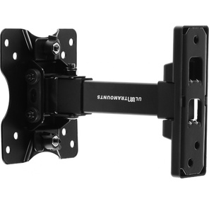 Кронштейн для телевизора Ultramounts UM 860 черный 13"-27" макс.20кг настенный поворот и наклон