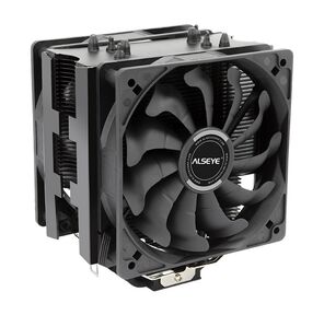 Кулер Alseye S120D-B Universal,  TDP 135W,  2x120FAN,  4 heat pipe,  PWM,  RTL
