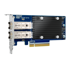 Сетевая карта /  QNAP QXG-10G2SF-X710 LAN Expansion Card,  PCIe 3.0 x4,  Two 10GbE  (10G  /  5G  /  2.5G  /  1G  /  100M)) Ports