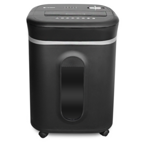 Шредер ГЕЛЕОС УМ28-5,  DIN P-5  (5 ур-нь секр.),  28 литров,  фрагмент 1, 9х12мм,  13-14 лист  (70г / м2),  CD / пл.карты / скрепки / скобы, 