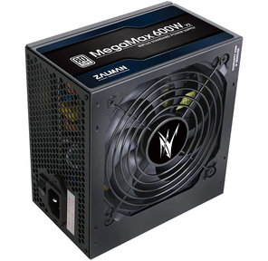 Блок питания Zalman ATX 600W ZM600-TXII V2 80+  (20+4pin) APFC 120mm fan 8xSATA Cab Manag RTL