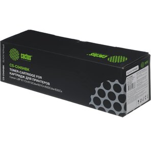 Тонер Картридж Cactus CS-C045HBK черный  (2800стр.) для Canon LBP 611Cn / 613Cdw / 631Cn / 633Cdw / 635Cx
