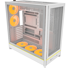 Корпус Montech HS01 PRO белый без БП ATX 5x120mm 2xUSB3.0 1xUSB3.1 audio