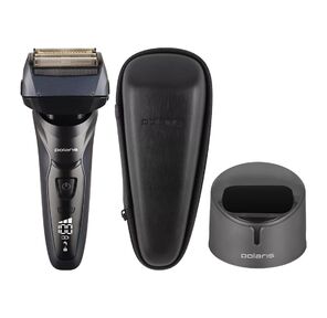 Электрическая бритва PMF 1016RC wet&dry 7D PROF 4+ черный / темно-синий POLARIS