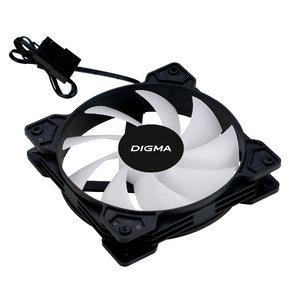 Вентилятор Digma DFAN-FRGB1 120x120x25mm 3-pin 4-pin  (Molex)23dB 125gr LED Ret