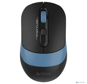 Мышь A4Tech Fstyler FB10C черный / синий оптическая  (2400dpi) беспроводная BT / Radio USB  (4but)