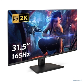Монитор игровой с аудио 31.5" WQHD 165 Гц ExeGate Combat EG3207T  (IPS LED Grade A+,  2K,  2560x1440@165Гц  (WQHD),  16:9,  300cd / m2,  1000:1,  178° / 178°,  1ms,  2xHDMI2.0,  DisplayPort,  USB,  audio-out,  speakers,  Flicker-free,  FreeSync,  Low Blue Light,  кабель DP 1.5м,  VESA 75x75,  регулировка наклона  (tilt),  черный)