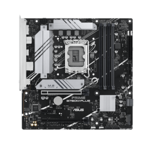 ASUS PRIME B760M-PLUS,  LGA1700,  B760,  4*DDR5,  HDMI+DP,  4xSATA3 + RAID,  M2,  Audio,  Gb LAN,  USB 3.2,  USB 2.0,  mATX