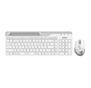 Клавиатура + мышь A4Tech Fstyler FB2535C клав:белый / серый мышь:белый / серый USB беспроводная Bluetooth / Радио slim