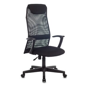 Кресло руководителя Бюрократ KB-8 / BLACK черный TW-01 TW-11 сетка