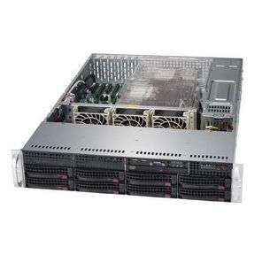 Корпус SuperMicro CSE-825TQC-R802LPB 2U SC825TQC  8 x 3.5" hot-swap SAS3 / SATA  LP Chassis w /  Red. 800W PWS
