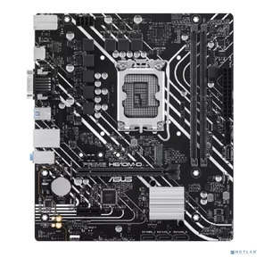 ASUS PRIME H610M-D,  LGA1700,  H610,  2*DDR5,  D-Sub + HDMI,  SATA3,  Audio,  Gb LAN,  USB 3.2*4,  USB 2.0*6,  COM*1,  LPT*1 header  (w / o cable),  mATX; 90MB1G80-M0EAY0