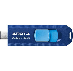 Флеш накопитель 32GB A-DATA UC300,  USB 3.2 / TypeC,  синий / голубой