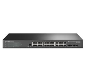 Коммутатор /  JetStream™ 24-port Gigabit L2 / L2+ Managed Switch with 4 SFP slots,  support SDN controller,  abundant L2 / L2+ features,  1U rack mountable