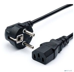 Bion Кабель питания 3м,  евровилка с заземлением,  1мм,  Schuko-C13,  черный [BXP-PC-186-1-3M]