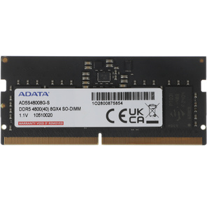 Модуль памяти для ноутбука DDR5 8GB DDR5-4800 AD5S48008G-S,  CL40,  1.1V ADATA