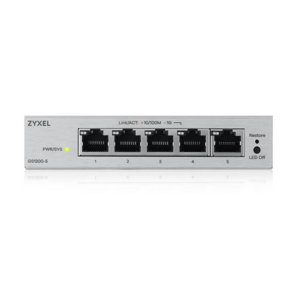Коммутатор Web Smart L2 коммутатор Zyxel GS1200-5v3,  5xGE,  настольный,  бесшумный