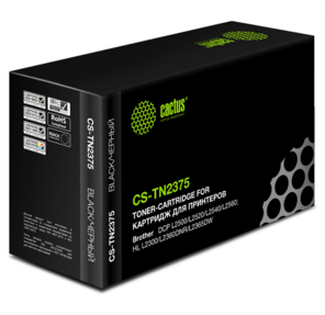 Картридж Cactus CS-TN2375 черный для Brother DCP L2500 / L2520 / L2540 / L2560  (2600стр.)