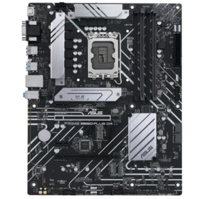 ASUS PRIME B660-PLUS D4,  LGA1700,  B660,  4*DDR4,  DP+ D-Sub + HDMI,  CrossFireX,  SATA3 + RAID,  Audio,  Gb LAN,  USB 3.2*6,  USB 2.0*6,  COM*1 header  (w / o cable),  ATX