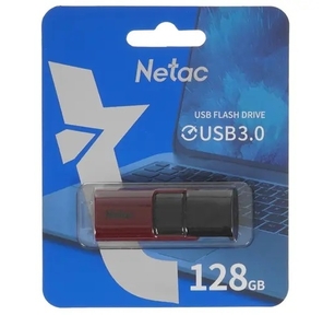 Флеш-накопитель Netac U182 Red USB3.0 Flash Drive 128GB, retractable