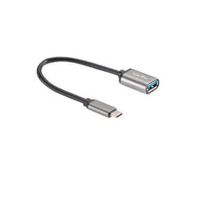 Telecom TC409M Кабель-адаптер  Type-Cm --> USB 3.0 Af ,  OTG,  1, 5A ,  5, 0Gbps ,  Alum grey 0, 2m