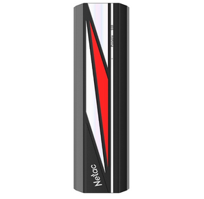 Netac ZX20L 256GB USB 3.2 Gen 2 Type-C External SSD,  R / W up to 2000MB / 1800MB / s,  with USB C to A cable and 20Gbps USB C to C cable,  5Y wty