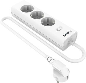 Philips CHP2135WA / 51 Сетевой фильтр 2м  (3 розетки) белый  (коробка)