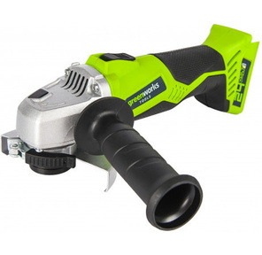 Greenworks GD24AGK4 Угловая шлифовальная машина,  аккумуляторная,  24V,   бесщеточная,  c 1хАКБ 4 Ач и ЗУ в сумке [3200207UB]