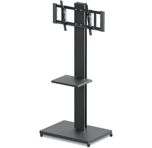 Подставка для телевизора Holder PR-107 черный 32"-70" макс.60кг напольный поворот и наклон