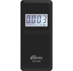 Алкотестер Ritmix RAT-600 электрохимический черный