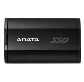 Твердотельный накопитель /  ADATA External SSD SD810,  500GB,  Type-C,  USB 3.2 Gen2х2,  up to R / W 2000 / 2000 MB / s,  72.7x44x12.2mm,  Black  (5 лет)