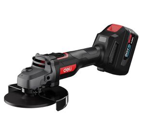 УШМ  (болгарки) Deli Угловая шлифмашина аккумуляторная Deli DE-JM20-2D4  (2АКБ*4Ач + ЗУ,  20В,  125мм,  М14,  3500 / 6000 / 10000об / мин,  сумка)