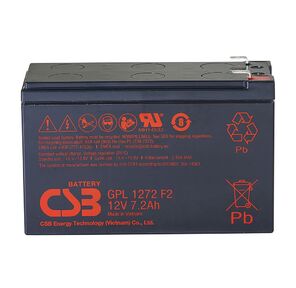CSB Батарея GPL1272  (12V 7, 2Ah  F2,  FR)  (с увеличенным сроком службы 10лет))