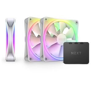 Комплект кулеров для корпуса ПК /  NZXT F120 RGB Duo 120mm PWM White Triple Pack Fan