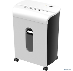 Шредер Cactus CS-SH-K4 белый  (секр.P-4) фрагменты 12лист. 17лтр. скрепки скобы пл.карты