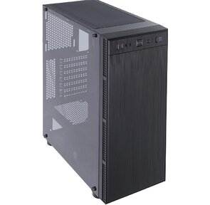 Корпус Accord 3407 черный без БП ATX 2xUSB2.0 2xUSB3.0 audio bott PSU