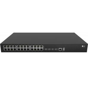 Коммутатор Fplus FCS-2328TX,  24 порта 10 / 100 / 1000BASE-T RJ45,  4 порта 10GE SFP+,  2 блока питания AC 220В 150Вт,  высота 1RU