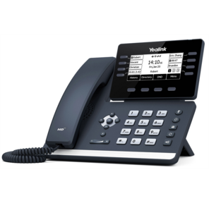 SIP-T53 SIP-телефон,  экран 3.7",  12 SIP аккаунтов,  Opus,  8*BLF,  PoE,  USB,  GigE,  БЕЗ БП