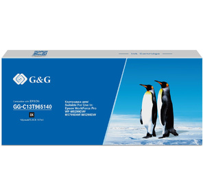 Картридж струйный G&G GG-C13T965140 T9651 черный  (187мл) для Epson WorkForce Pro WF-M5299DW / M5799DWF / M5298DW