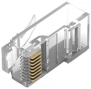 Коннектор Vention RJ45  (8p8c),  cat. 5,  под витую пару  (10шт.)