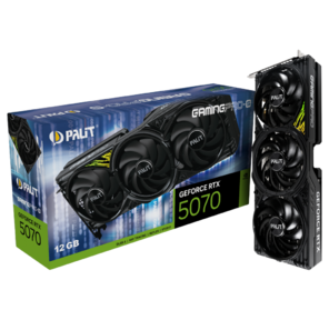 Видеокарта Palit RTX5070 GAMINGPRO-S 12GB GDDR7 192bit 3xDP HDMI 3FAN RTL