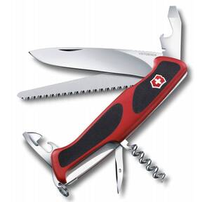 Нож перочинный Victorinox RangerGrip 55 0.9563.C 130мм 12 функций красно-чёрный  (блистер)