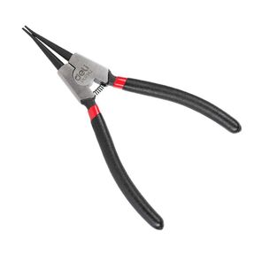 Прямой съемник внешних стопорных колец Deli DL0342 7"; Размер: 7 дюймов. 40Cr. Черная отделка и полировка.