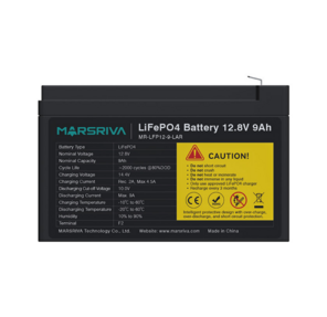 Аккумулятор литиевый MR-LFP12-9-LAR LiFePO4,  12.8В / 9.0Ач MARSRIVA