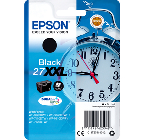 Картридж струйный Epson C13T27914022 черный для Epson WF7110 / 7610 / 7620  (2200стр.)