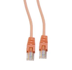Патч-корд UTP Cablexpert кат. 5e,  1м,  литой,  многожил.  (оранжевый)