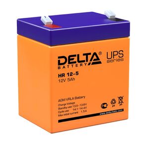 Delta HR 12-5 Аккумуляторная батарея 12V,  5Ah