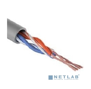 REXANT  (01-0067) Кабель  U / UTP,  категория 6,  ZH нг (А)-HF,  4PR,  23AWG,  внутренний,  серый,  305 м