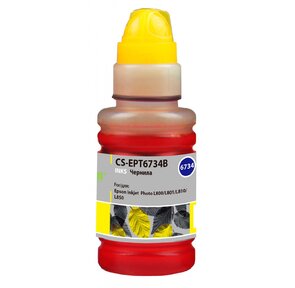 Cactus CS-EPT6734 Чернила желтый 100мл для Epson L800 / L810 / L850 / L1800